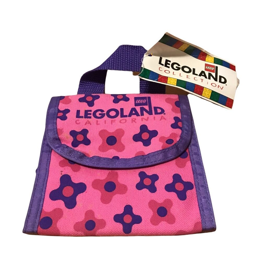 LEGOLAND New With Tags Flower Wallet Vintage 90s Floral Coin‎ Purse Kids Girls